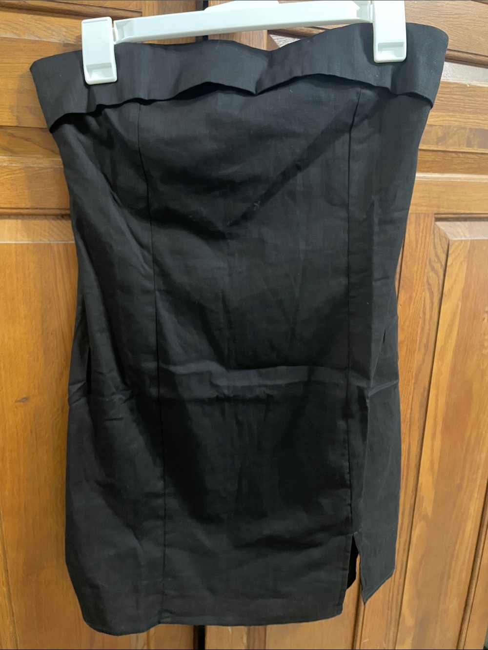 Black Strapless Mini Dress Sky to Moon Sz.L ( runs small ) NWOT  zippered back